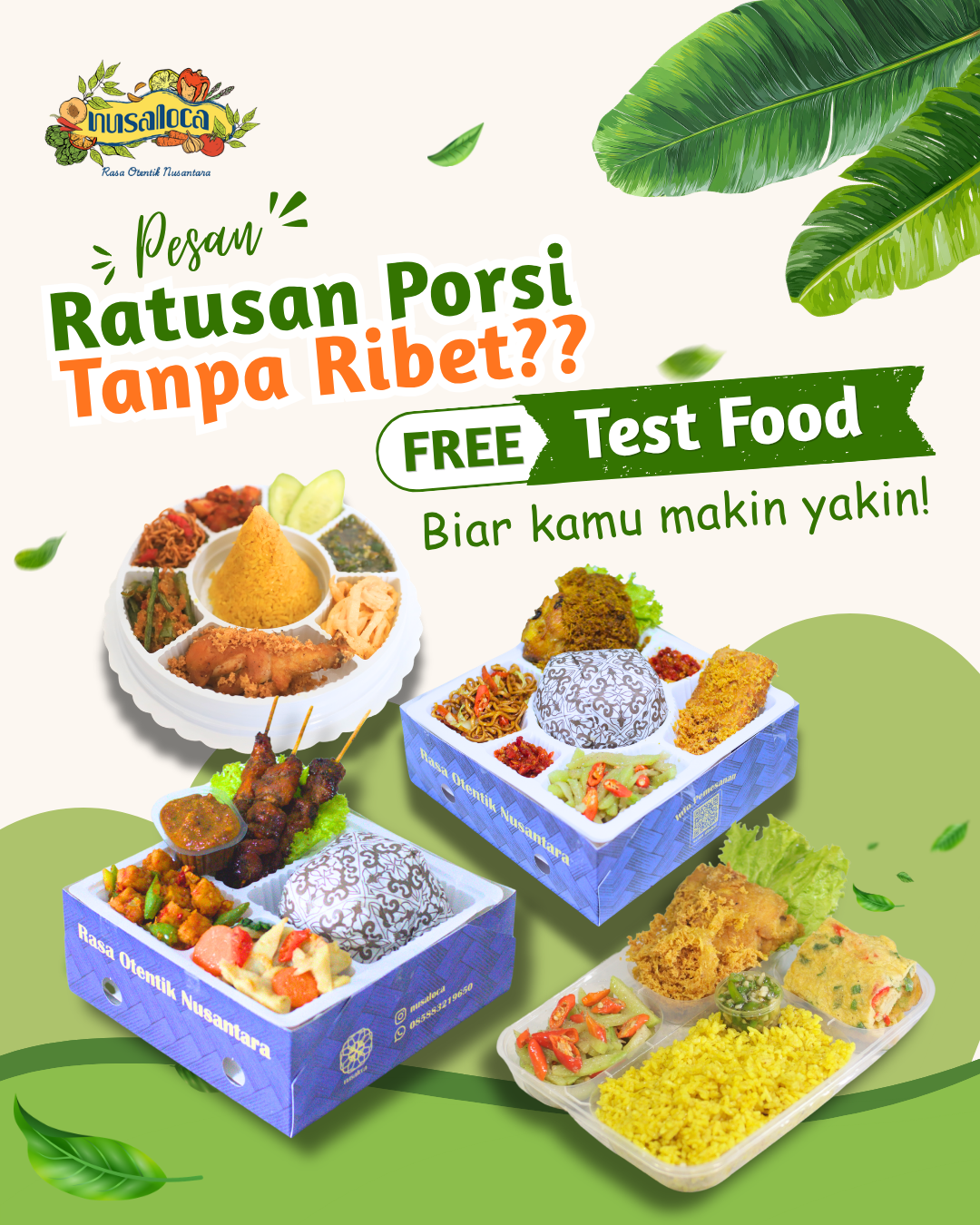 Free sampel 2 pax